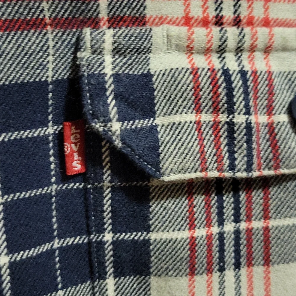 LEVI'S NFL LONG SLEEVE PLAID  SHIRT 👕 SIZE 3XL - Picture 6 of 16